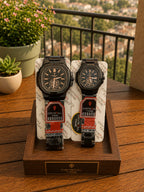 Crystal Time Couple Watch | Premium Matching Watches for Couples | Zenvo Watches - Zenvo Watch