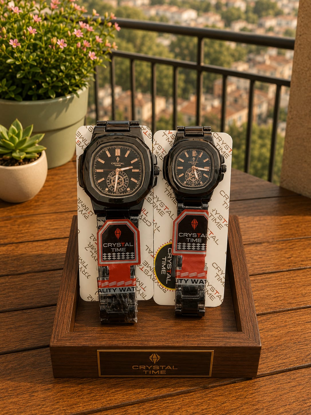 Crystal Time Couple Watch | Premium Matching Watches for Couples | Zenvo Watches Zenvo Watch