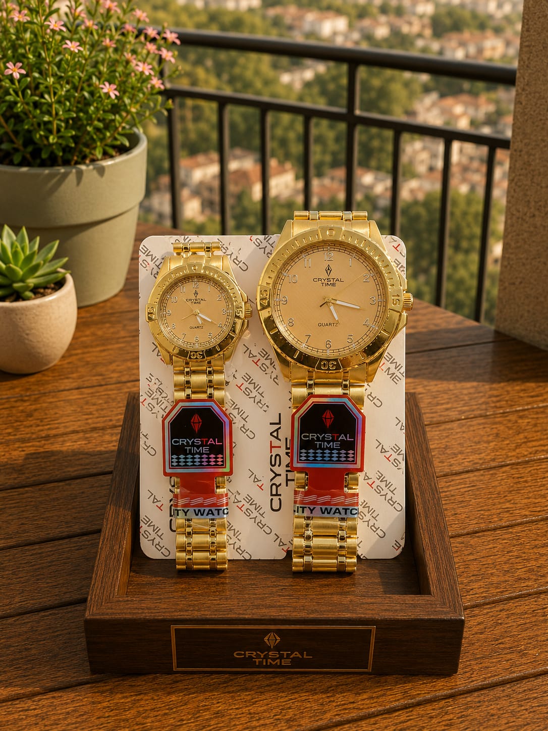 Crystal Time Couple Watch | Premium Matching Watches for Couples | Zenvo Watches Zenvo Watch