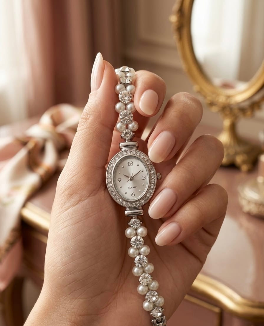 Beautiful Pearls Silver Watch | Zenvo Watches Zenvo Watch
