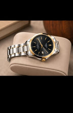 Luxury Men's Steel Band Watch with Date Display - Zenvo Watch