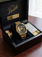 Luxury Skeleton Men's Quartz Watch with Date & Time - Zenvo Watch