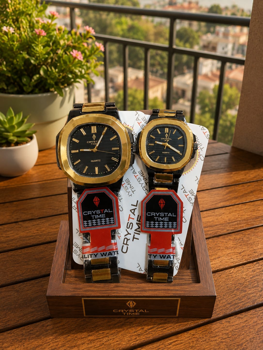 Crystal Time Couple Watch | Premium Matching Watches for Couples | Zenvo Watches Zenvo Watch