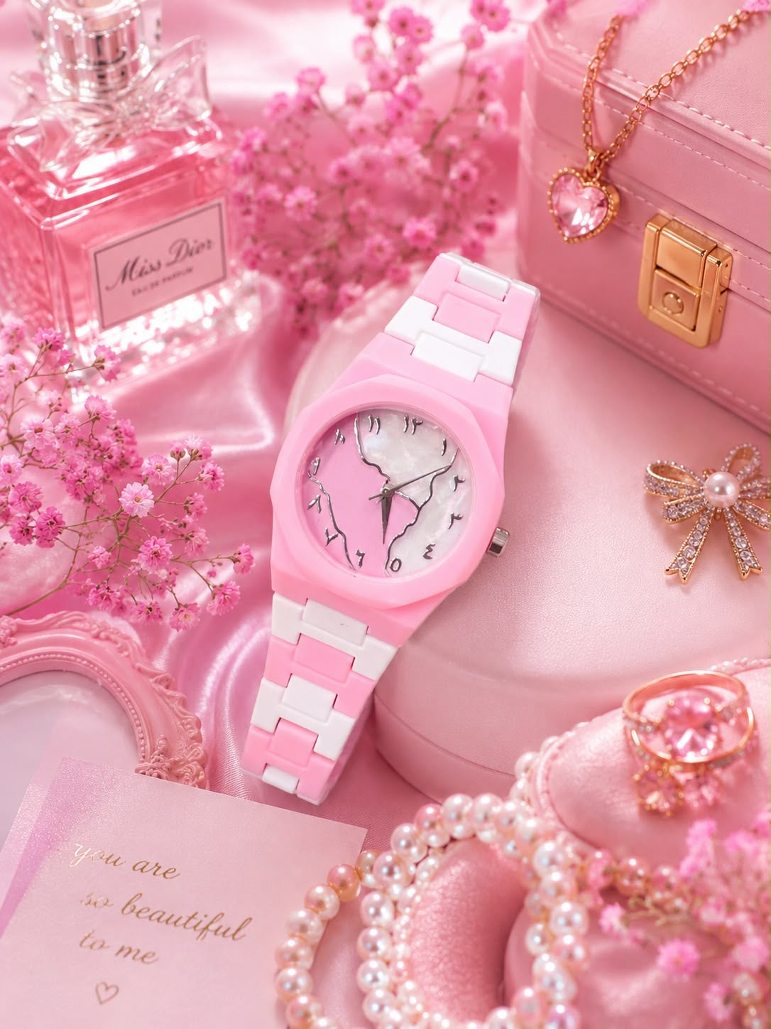 Pink Aura Women's Watch | Double Color | Zenvo Watches Zenvo Watch