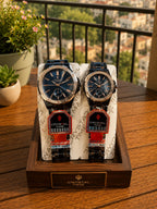 Crystal Time Couple Watch | Premium Matching Watches for Couples | Zenvo Watches - Zenvo Watch