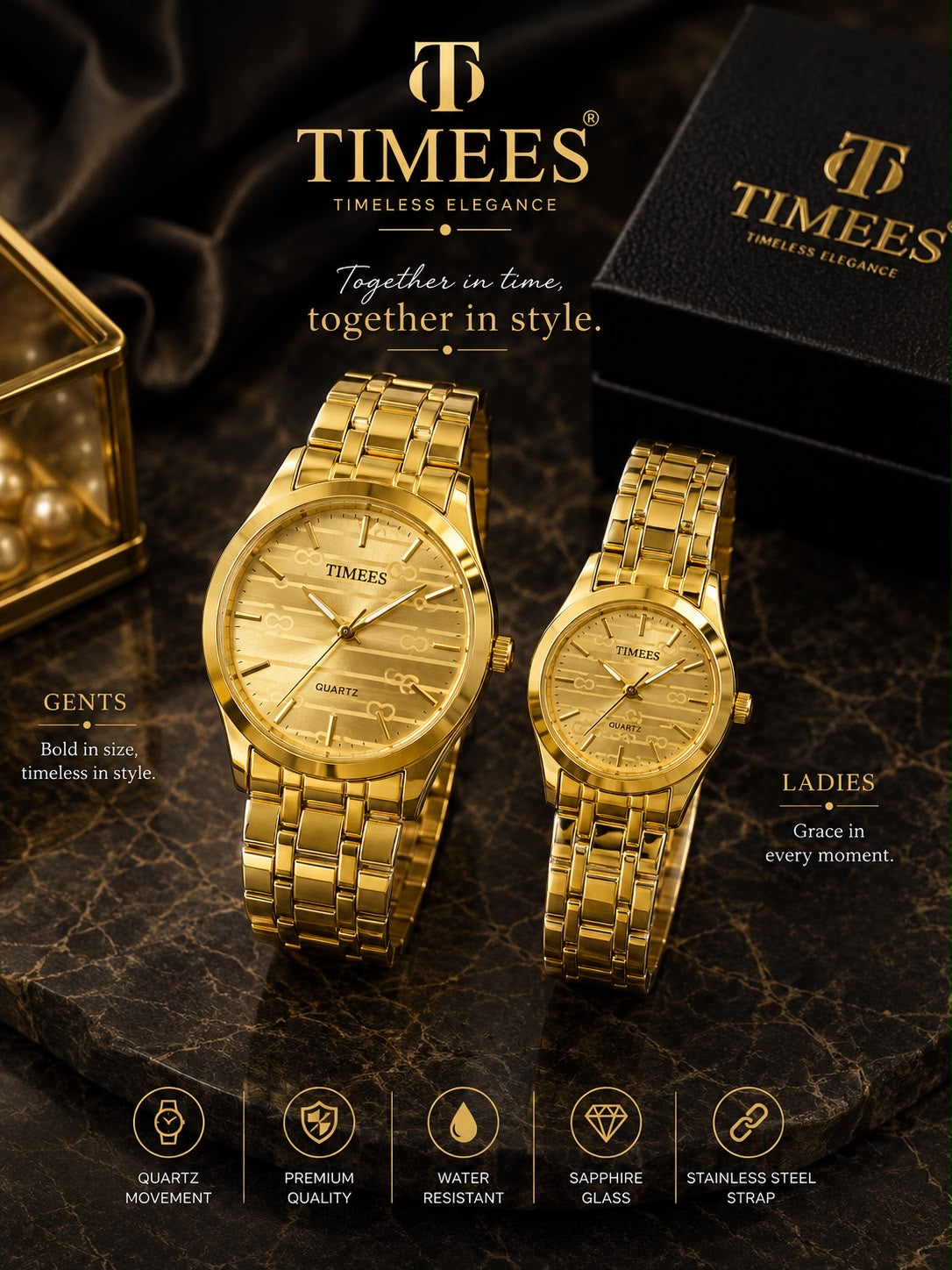 New Timees Couple Watch | Zenvo Watches Zenvo Watch