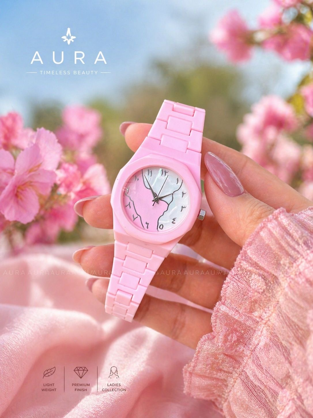 Pink Aura Women's Watch | Double Color | Zenvo Watches Zenvo Watch