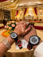 Crystal Time Couple Watch | Premium Matching Watches for Couples | Zenvo Watches - Zenvo Watch