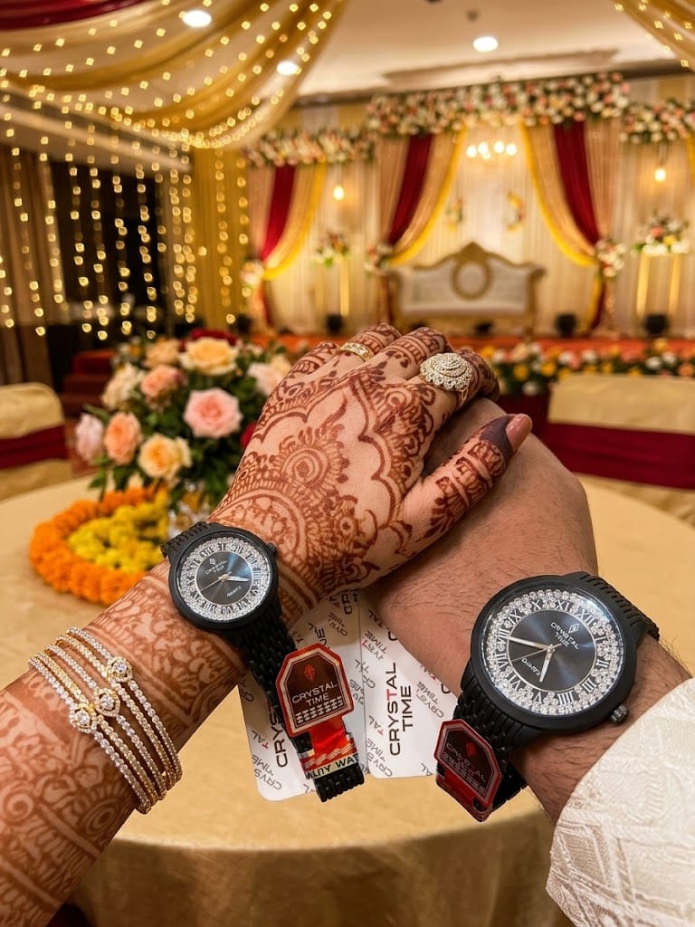 Crystal Time Couple Watch | Premium Matching Watches for Couples | Zenvo Watches Zenvo Watch
